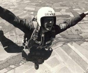 John above Pau in France taken by Charles Shea-Simonds