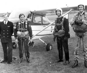 Geoff Mew, Alan Layton, Doug Upson, Rob Noble-Nesbitt, circa 1973