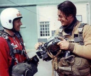 John at Netheravon with Charles Shea-Simonds. Photo courtesy of Charles Shea-Simonds.